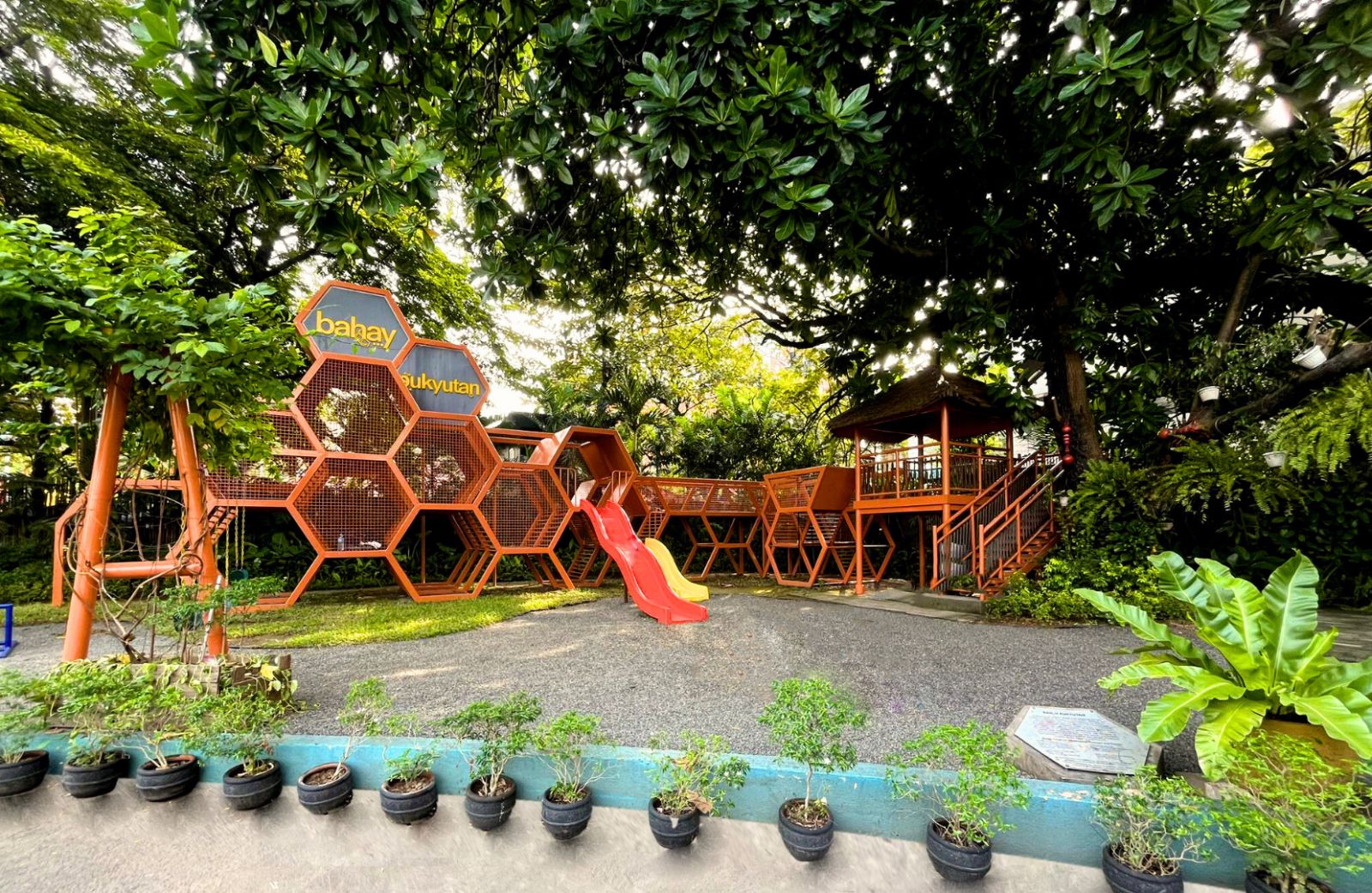 The outdoor playground, Bahay Pukyutan