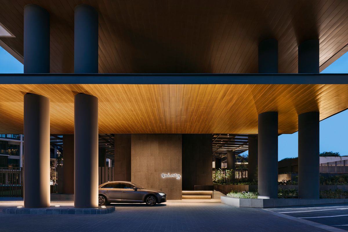 Quincy House Singapore's discreet vehicular entrance makes it feel like a discovery
