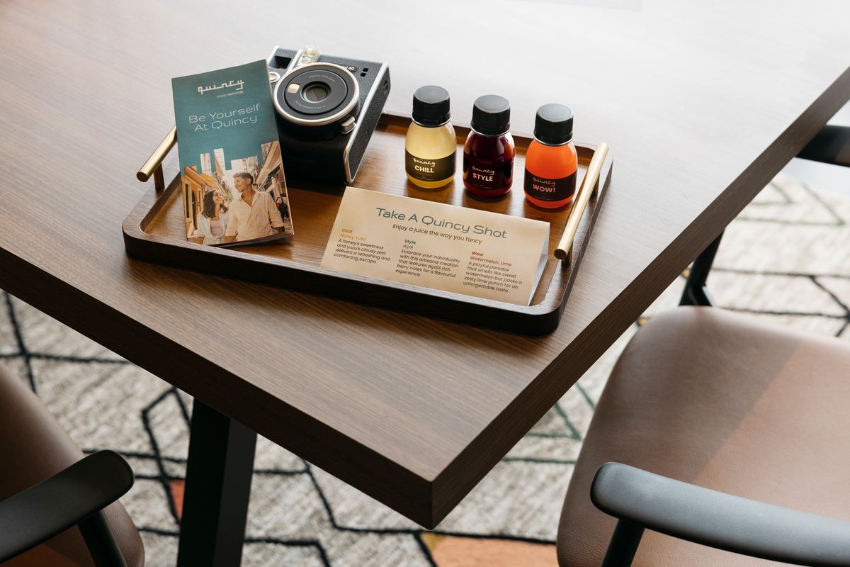 Quincy House's signature welcome drinks