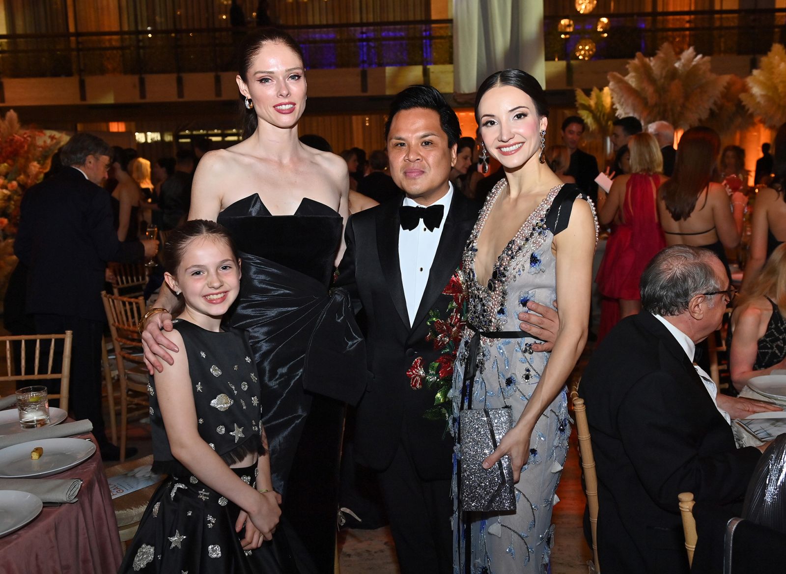 NEW YORK, NEW YORK - OCTOBER 23: Ioni James, Coco Rocha, Pj Pascual and Christine Shevchenko attend the American Ballet Theatre Fall Gala at David H. Koch Theater at Lincoln Center on October 23, 2024 in New York City. (Photo by Roy Rochlin/Getty Images for American Ballet Theatre)
