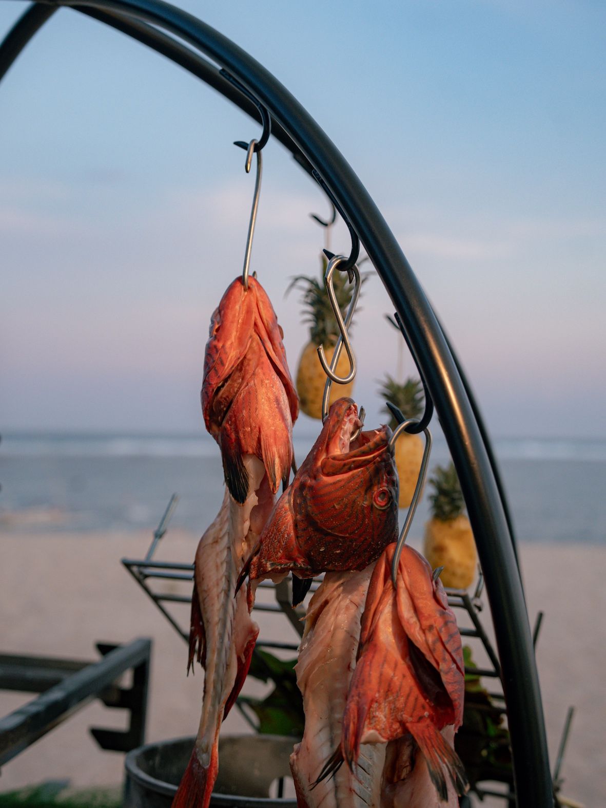 Barbecue at Cloud 9 beach, featuring Spencer Patrick