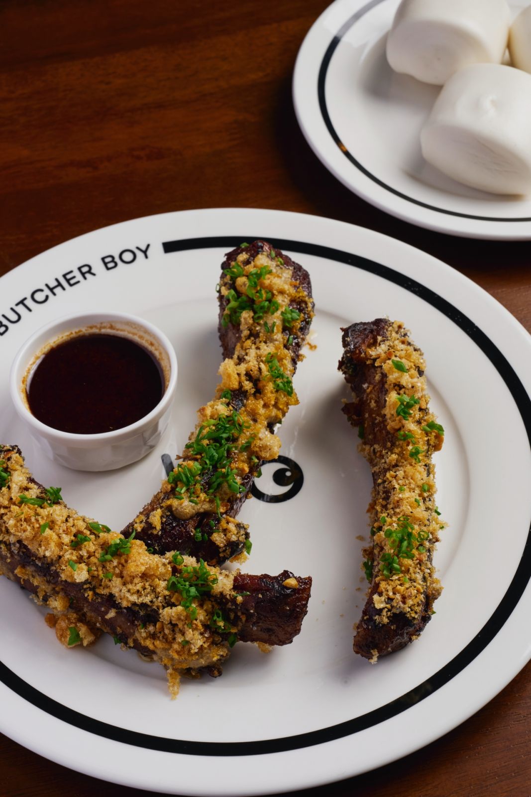 Butcher Boy by chef Andrew Walsh | Sticky pork rib adobo bao