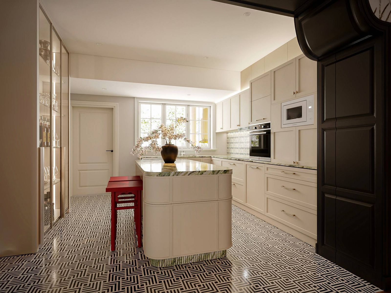 The show kitchen