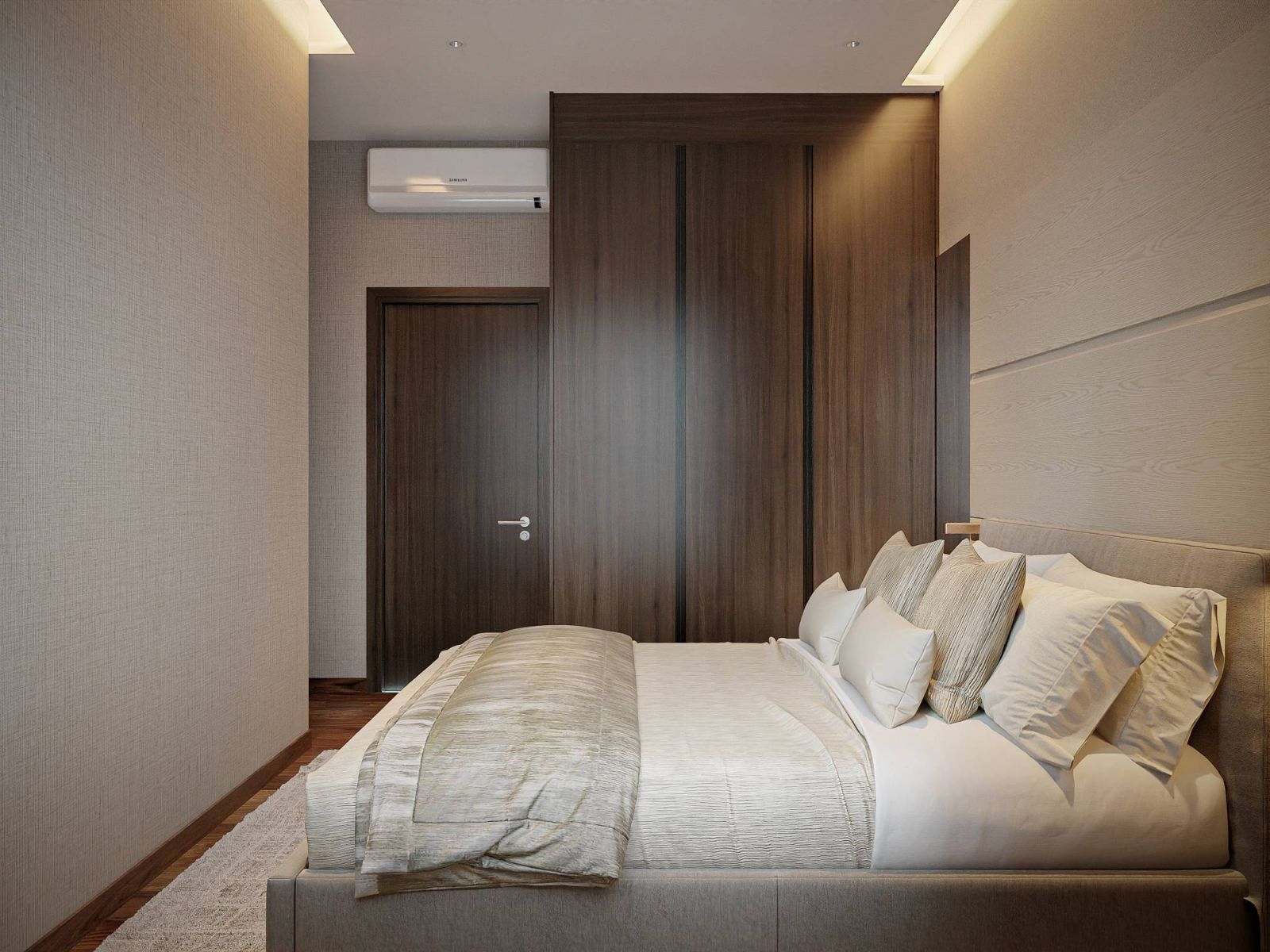 Another view of the master bedroom
