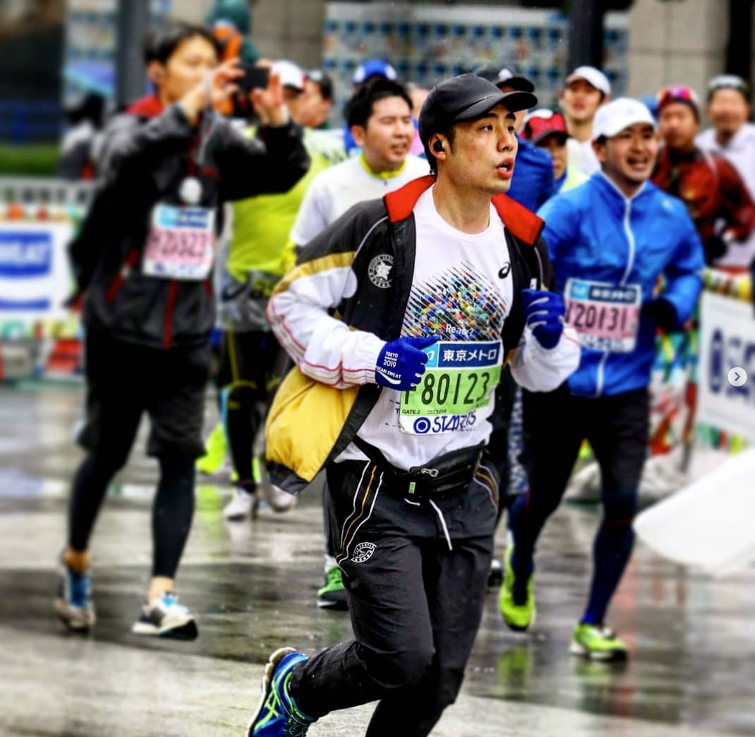วิน อิทธิชัย พูลวรลักษณ์ ใน Tokyo Marathon (ภาพ: Instagram/ithichai.win)