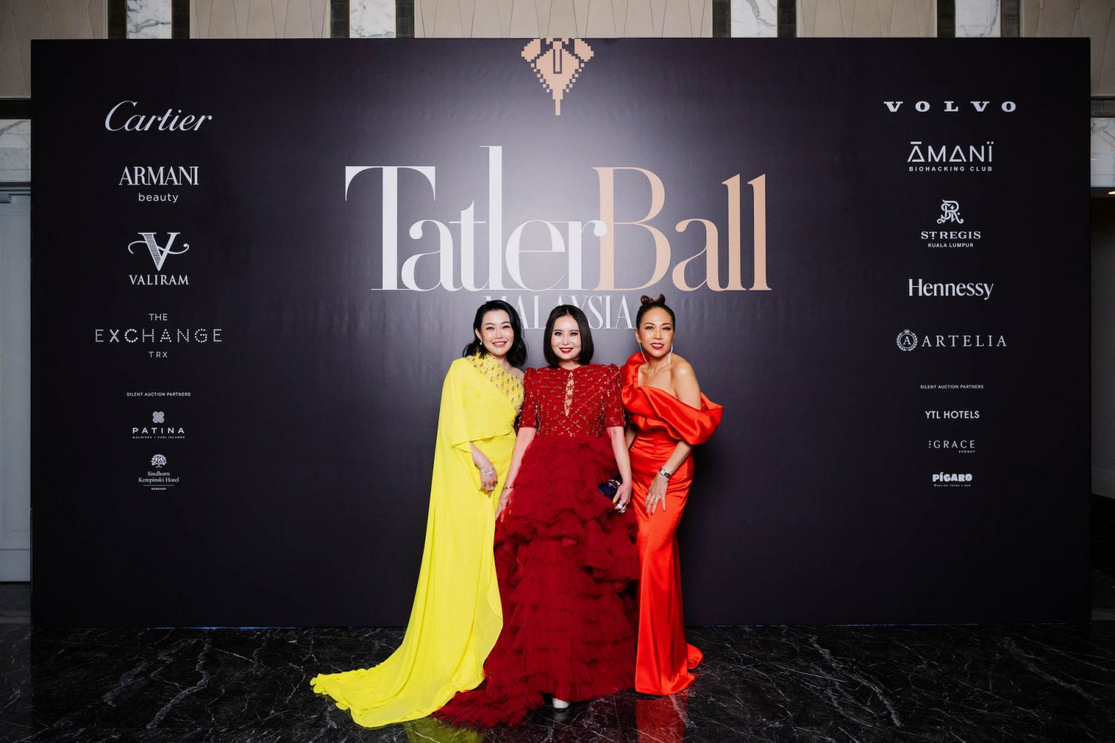 Datin Ivy See, Datin Sri Cassandra Chan and Monica Lai