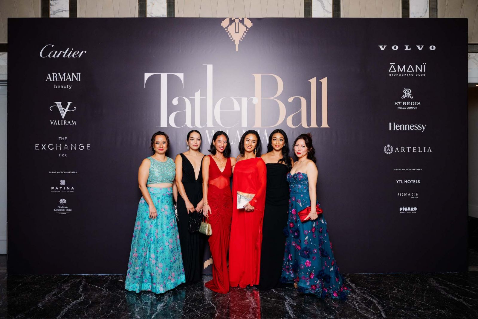Ng Shen Yi, Peaches Aberin, Justine Lim, Lim Siu Tin, Athiya Hamid and Carrie Foong Abdullah