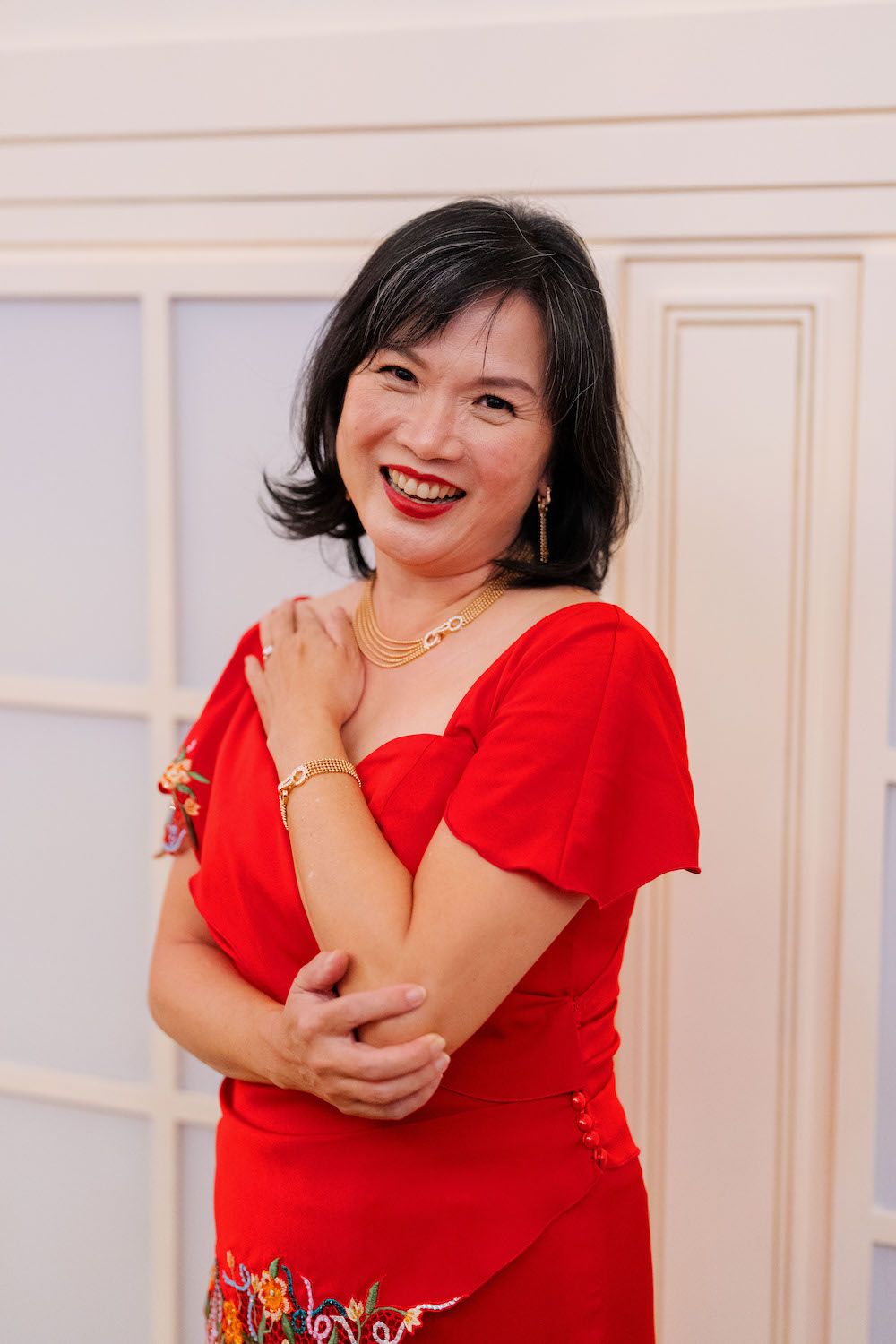 Datin Paduka Dr Teo Soo-Hwang wearing Cartier