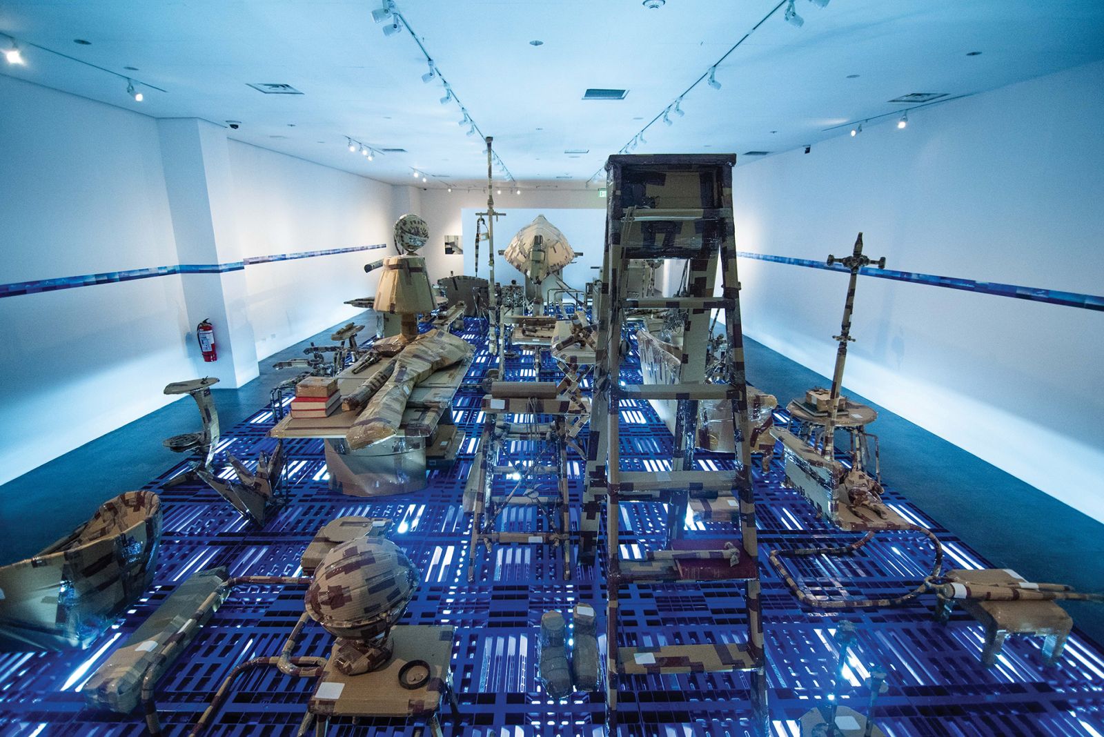 Isabel and Alfredo Aquilizan, ‘Nothing to Declare’ (detail), 2024, mixed media (personal belongings), variable dimensions (Photo: Clefvan Pornela / Courtesy of Ateneo Art Gallery)