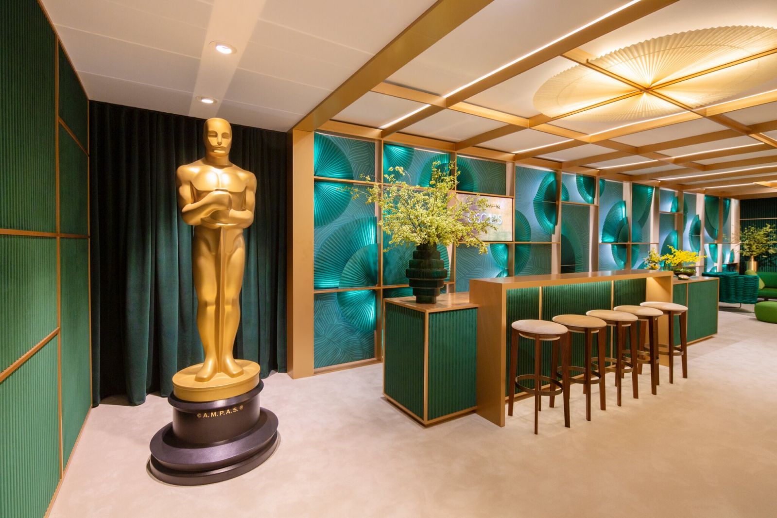 Rolex Greenroom, the antechamber of the Academy Awards (Photo: Rolex)
