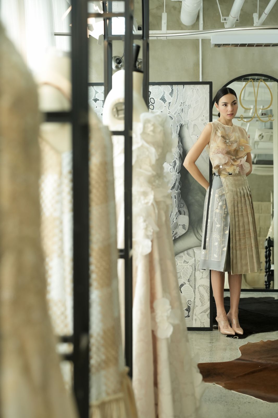 Take a look inside Jor-El Espina's first Manila atelier, located in Makati (Photo: Courtesy of Before Deadlines)