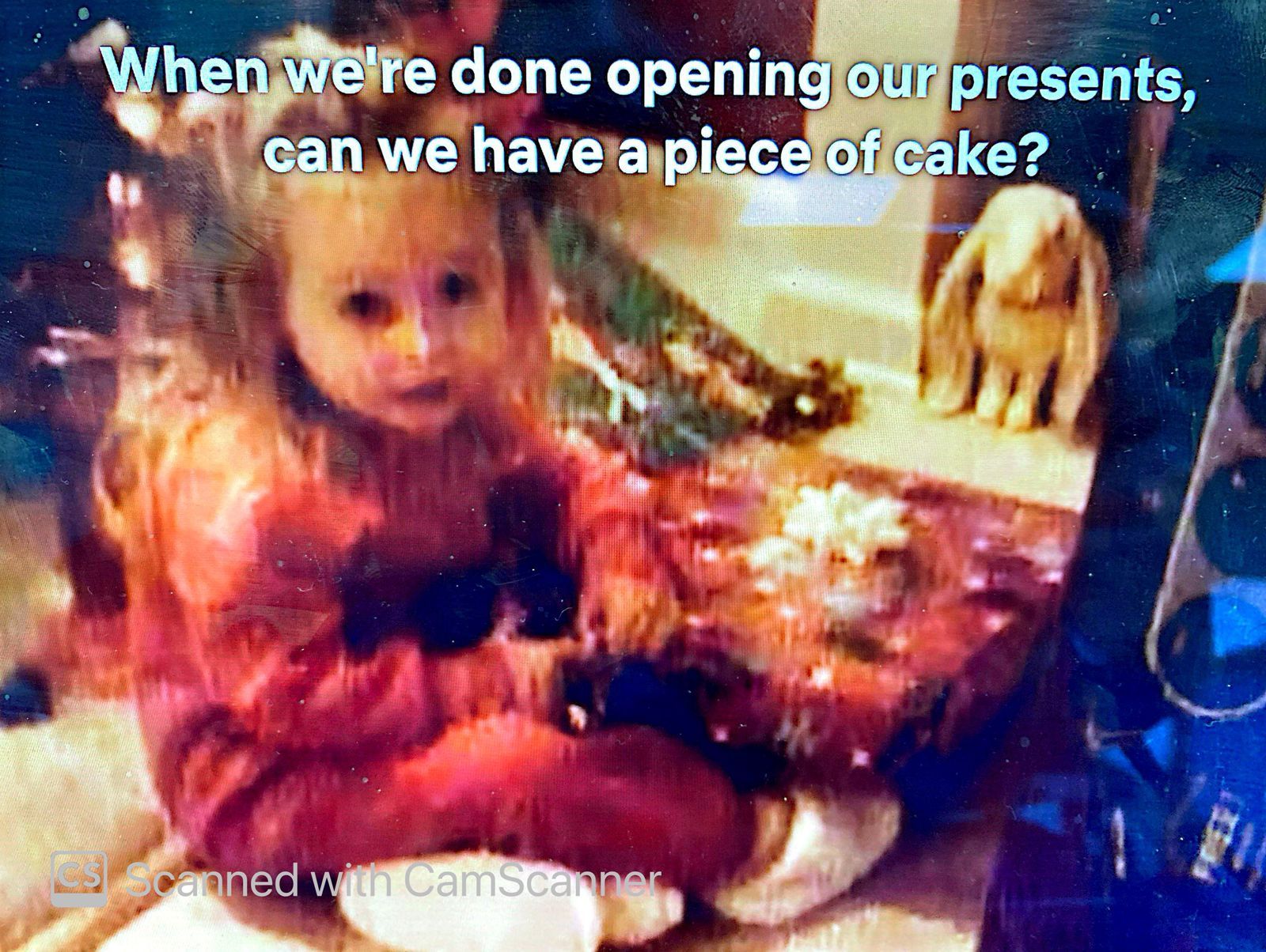 Sabrina Carpenter opening gifts