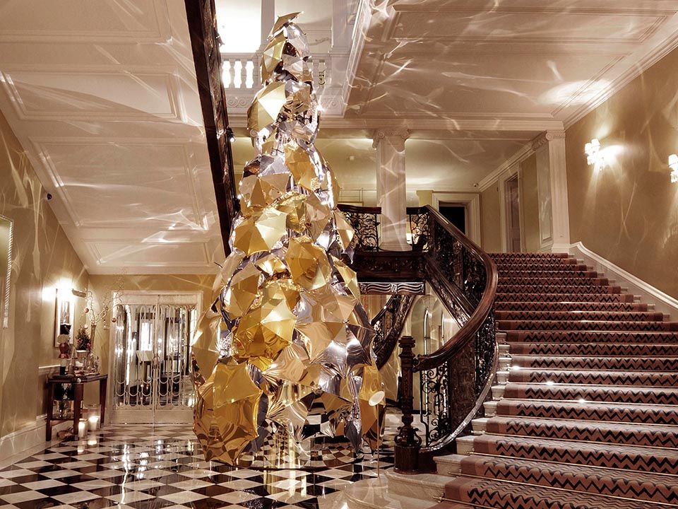 Christopher Bailey for Burberry at Claridge’s Hotel, London (Photo: Claridge’s)