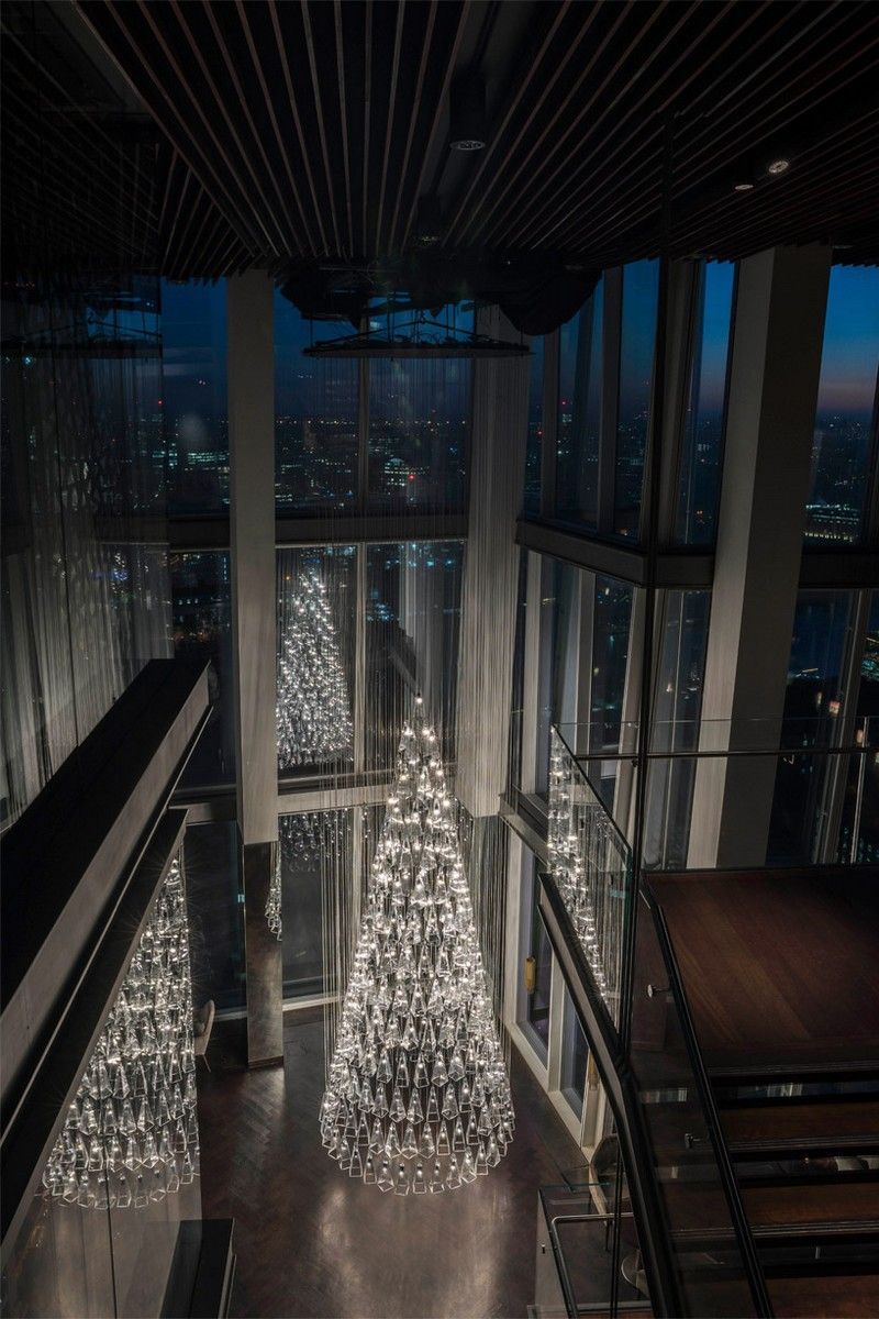 Lee Broom’s Tree of Glass at The Shard, London (Photo: Nude)