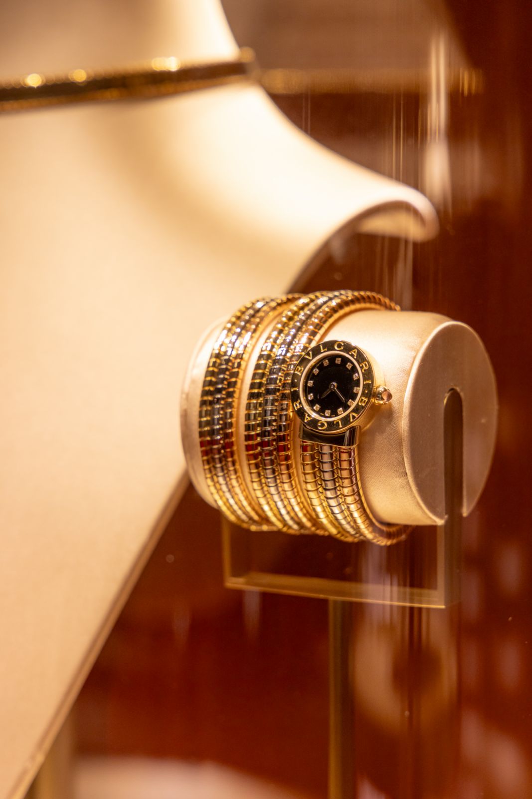 A Bulgari Tubogas watch in yellow gold (Photo: Bulgari)