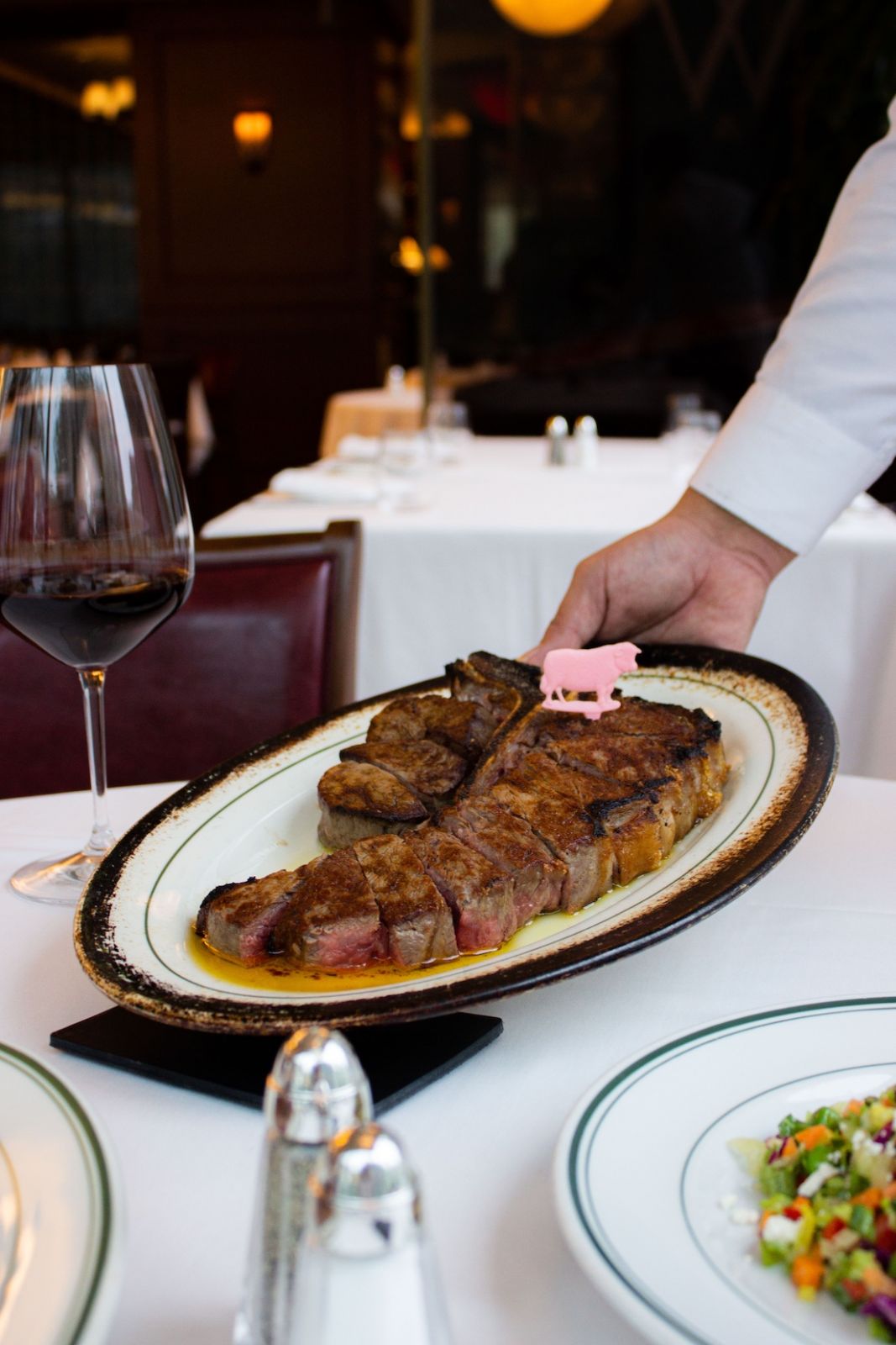 Porterhouse steak for two