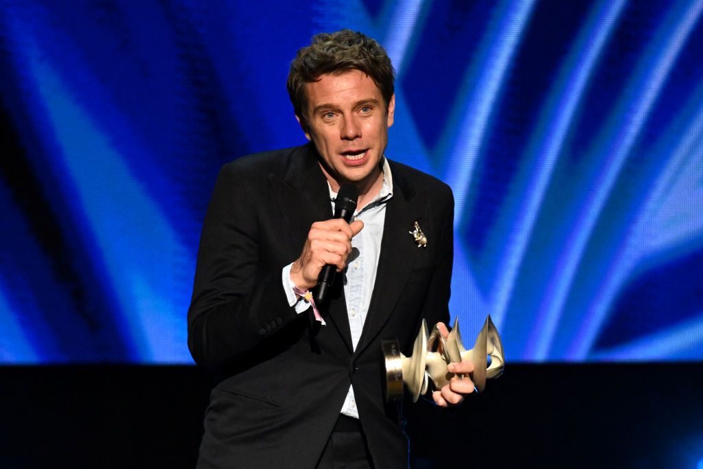 LONDON, ENGLAND - DECEMBER 02: Jonathan Anderson accepts Designer of the Year award during The Fashion Awards 2024 presented by Pandora at Royal Albert Hall on December 02, 2024 in London, England. (Photo by Jeff Spicer/Getty Images for BFC)