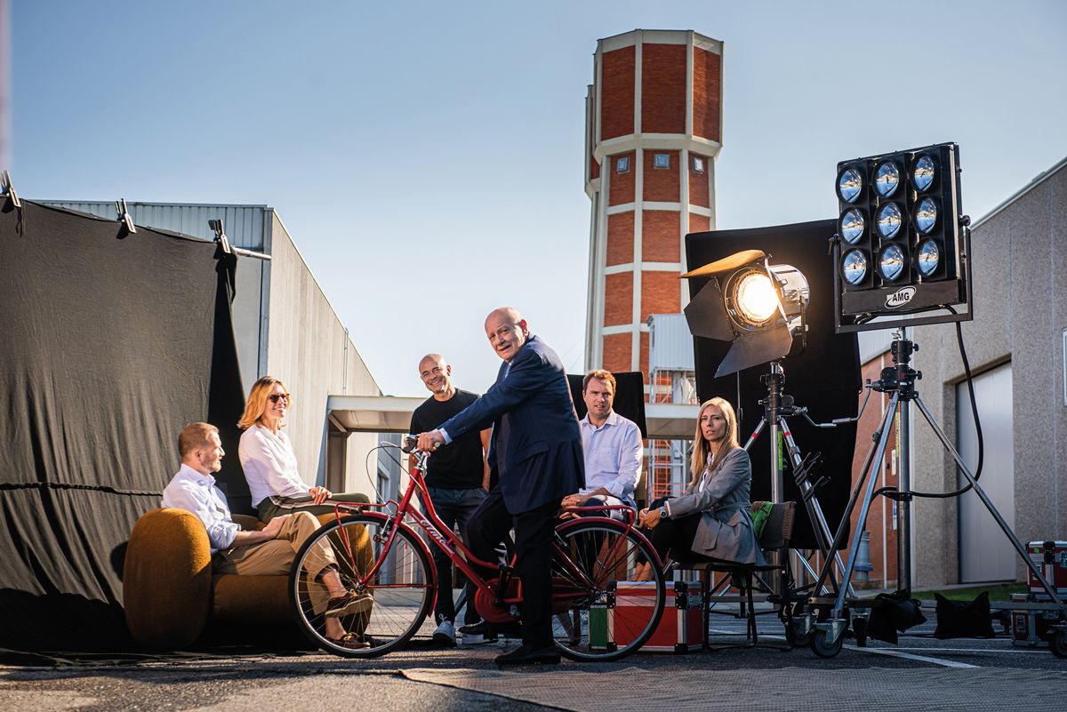 Members of the Molteni family who are still managing the brand