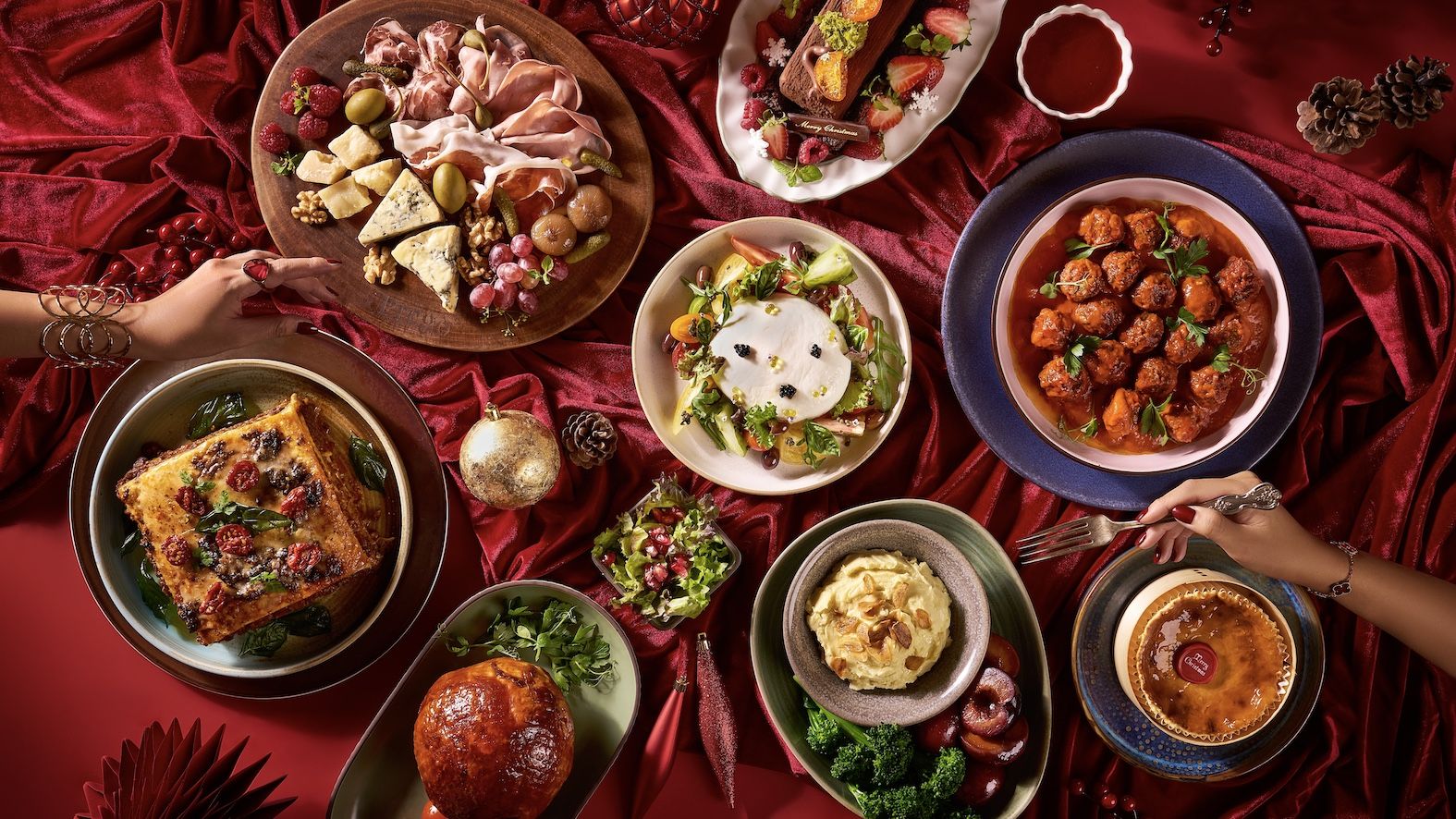 Prego's Italian Christmas spread