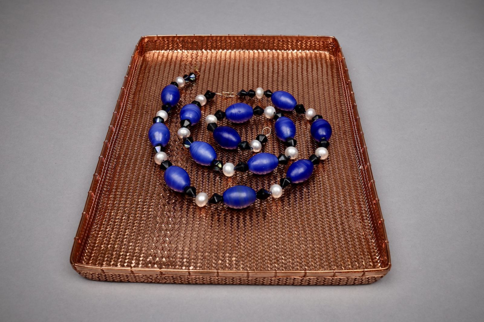 Mark Wilson's Joana Tray in woven copper (Photo: Mark Wilson)