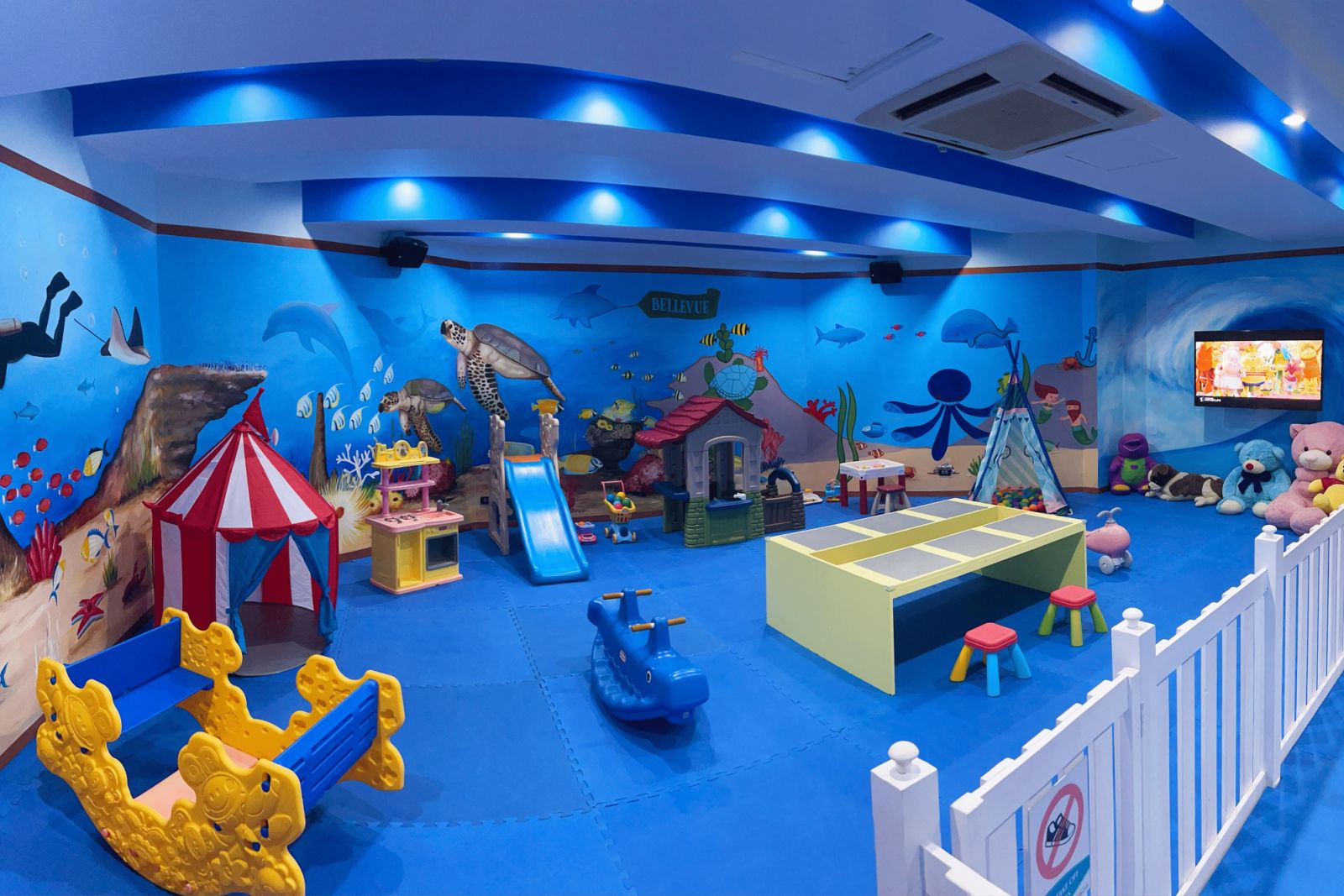 The play area for children (Photo: courtesy of The Bellevue Resort)