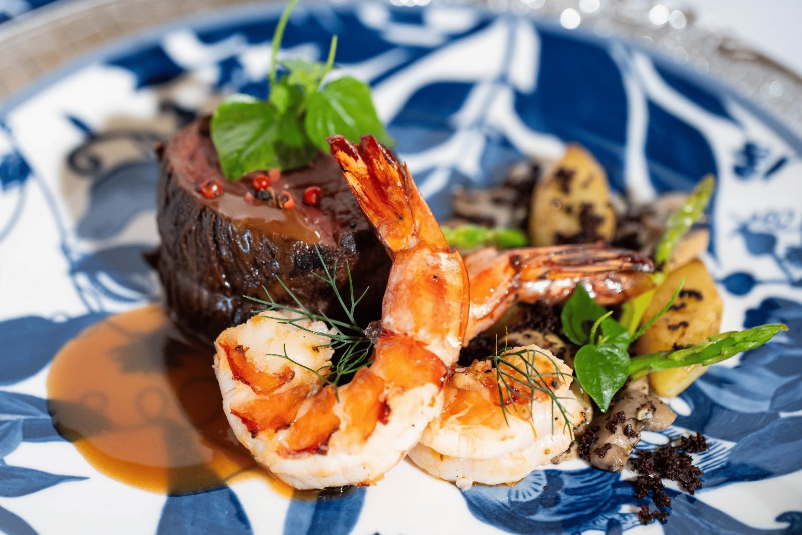 The beef and reef (Photo: courtesy of The Bellevue Resort)