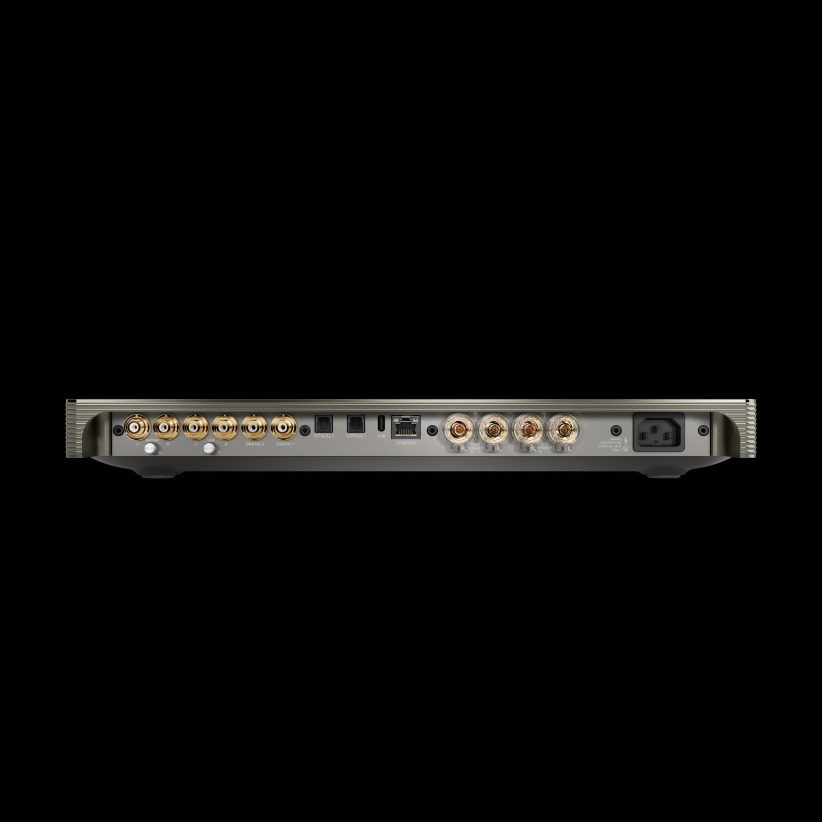 All connections are in the back of Devialet Astra.
