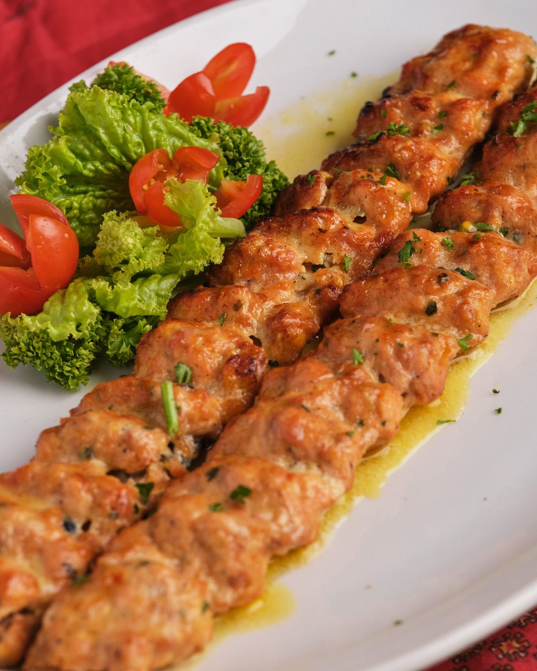 Chicken kebab kubideh by Hossein's (Photo: courtesy of Hossein’s Persian Kebab)