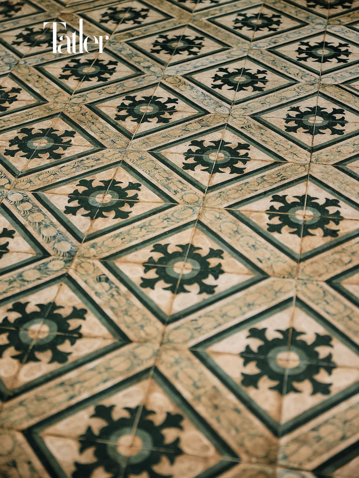 Typical cement tile layer of modern Southern houses from 1950-1990