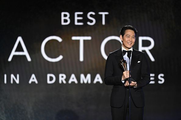 Lee Jung-jae accepts the Best Actor in a Drama Series award for 'Squid Game' onstage at the 27th Annual Critics Choice Awards held at the The Fairmont Century Plaza Hotel on March 13, 2022 in Century City, California. (Photo by Michael Buckner/Variety/Penske Media via Getty Images)