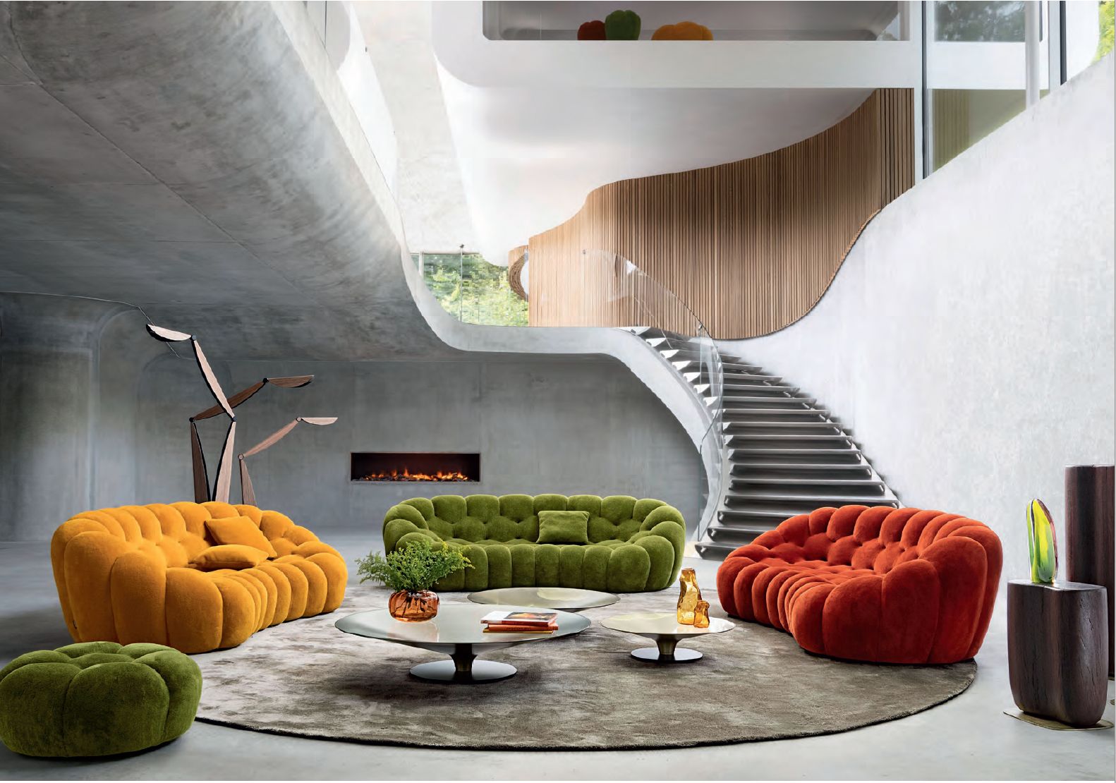 Bubble sofa by Sacha Lakic
