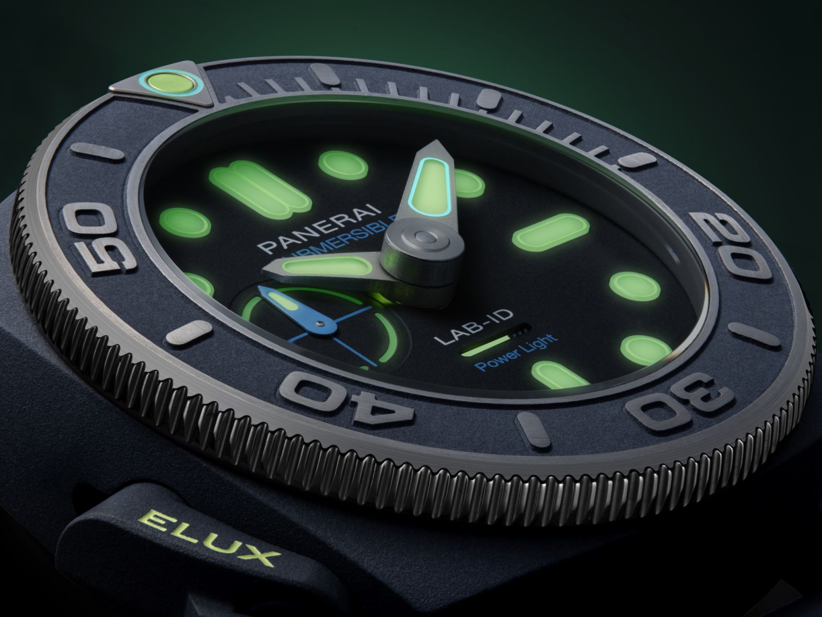 The Submersible Elux LAB-ID PAM01800 zeroes in on luminosity (Image: Courtesy of Panerai)