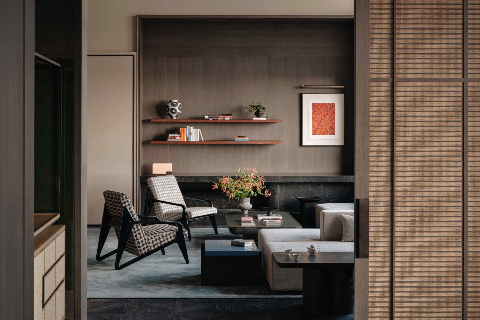 The handsome living area in the Premier Suite (Photo: Hyatt Hotels)