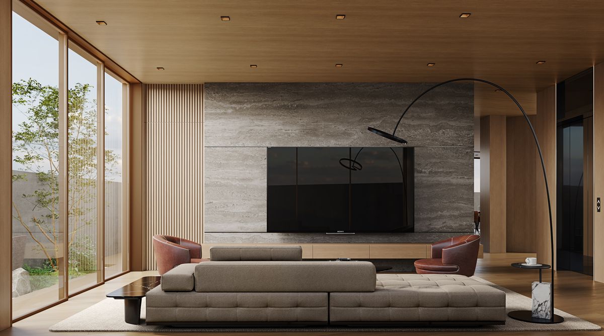The Refined Elegance: A Modern Luxury Abode project won TwoThree Design a Gold Award in Best in Residential Design (Floor Area > 100 sqm) category of SIDA 2024
