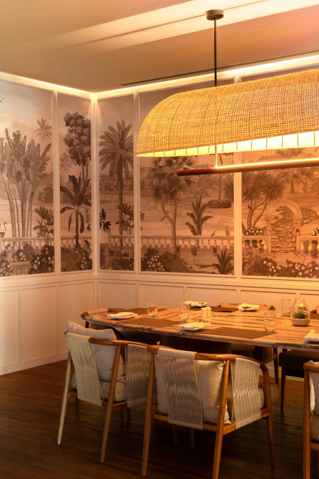 Ganjifa-inspired paintings are subtly integrated into design elements (Photo: Avesh Gaur)
