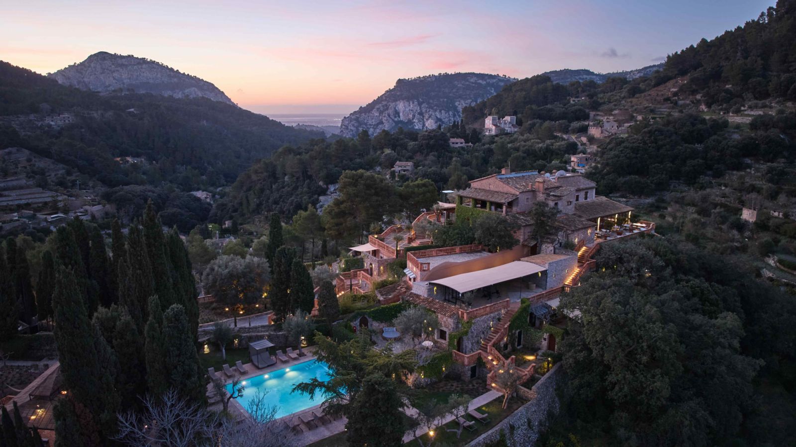 Nestled in the breathtaking Serra de Tramuntana, a UNESCO World Heritage landscape (Photo: Hotel Valldemossa)