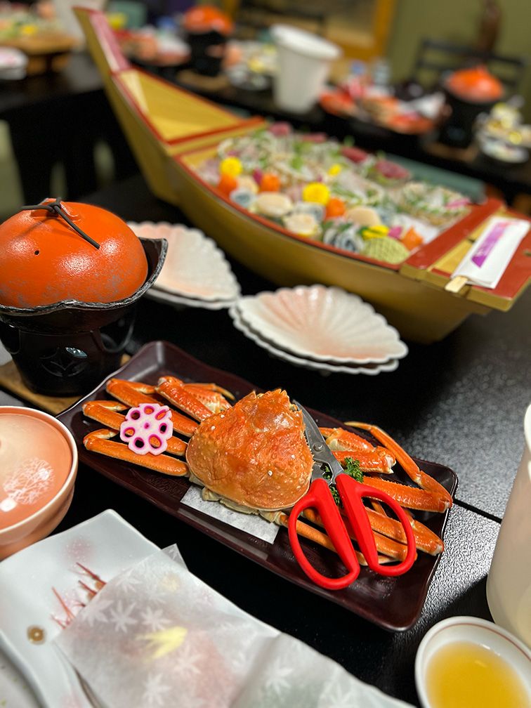 Echizen crab at Yuraku, Awara's Hidden ryokan. (Photography by Maritess Garcia Reyes)