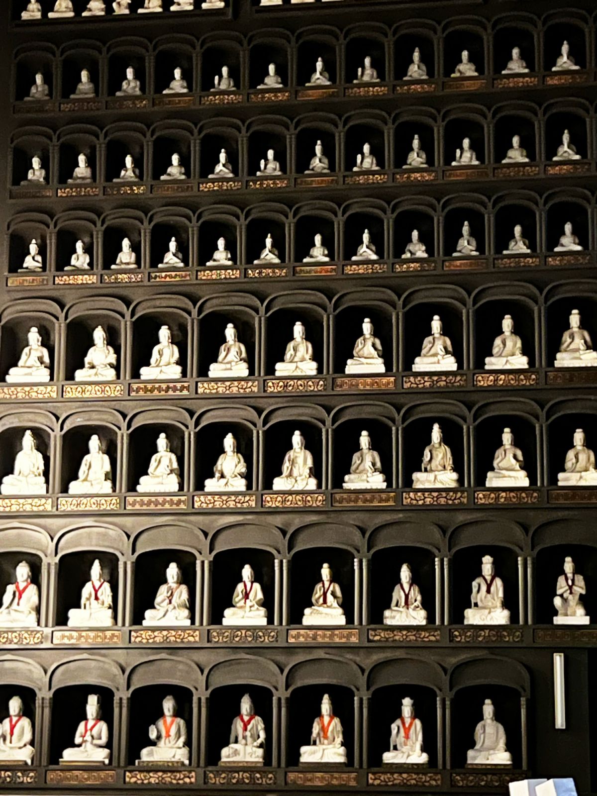 Echizen Daibutsu is surrounded by about 1,300 Buddha statues of different sizes. (Photography by Maritess Garcia Reyes)