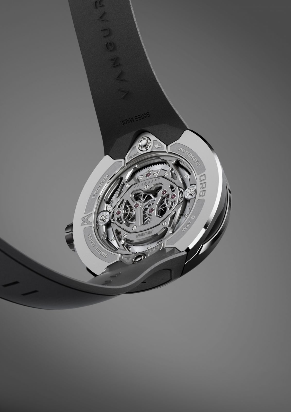 The caseback of the Orb watch invites closer appreciation (Photo: Courtesy of Vanguart)