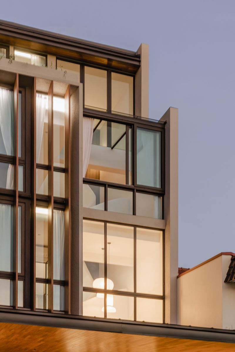 The facade of the Tosca Terrace project by Create Architecture and HG Group