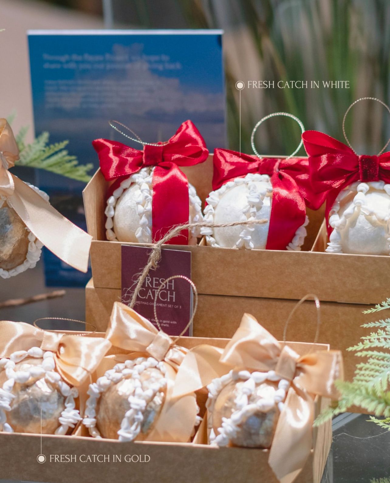 Fresh Catch Christmas ornaments by Casa Selma (Photo: Instagram / Casa Selma)