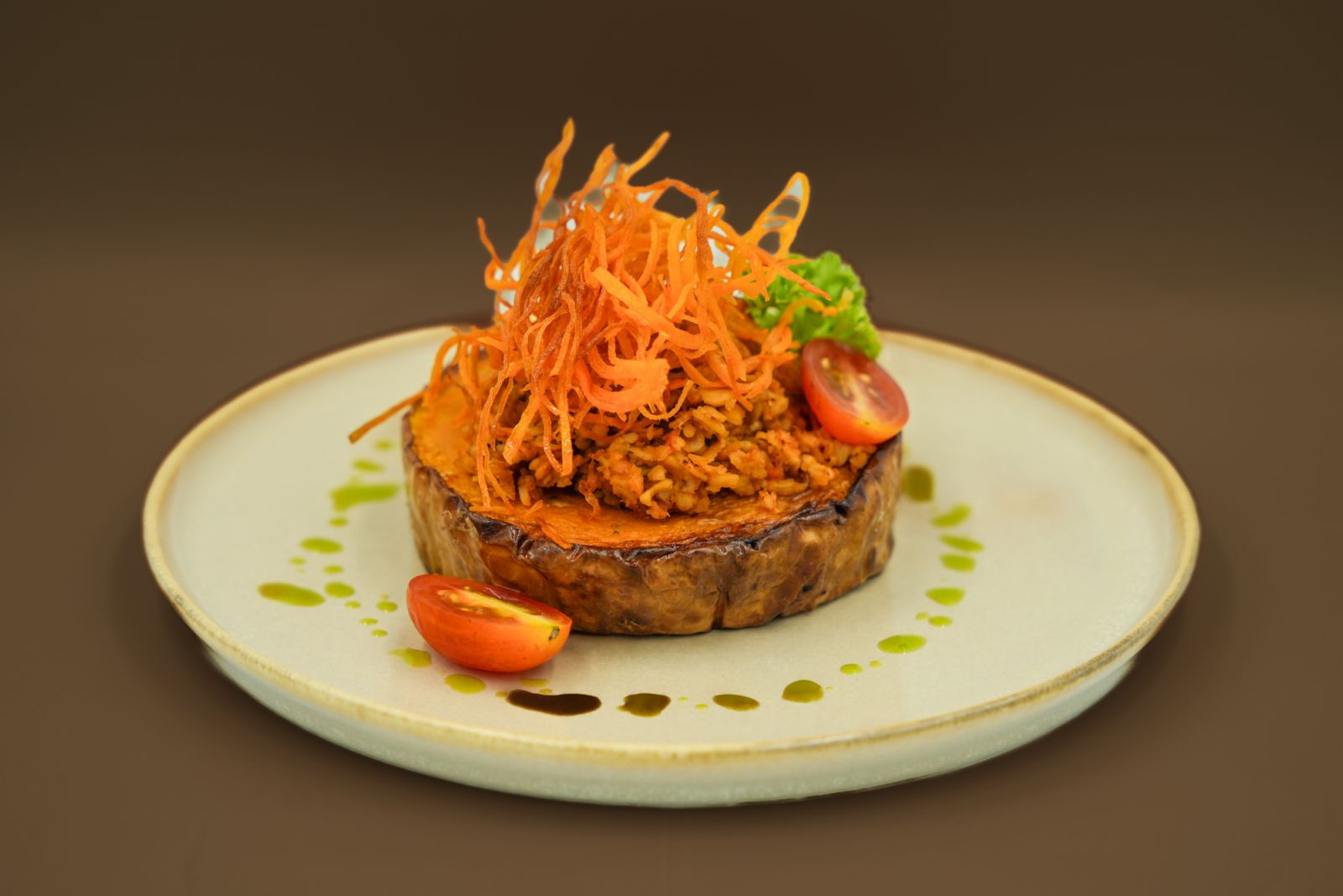 Baked spiced pump (ภาพ: Dusit Thani Maldives)