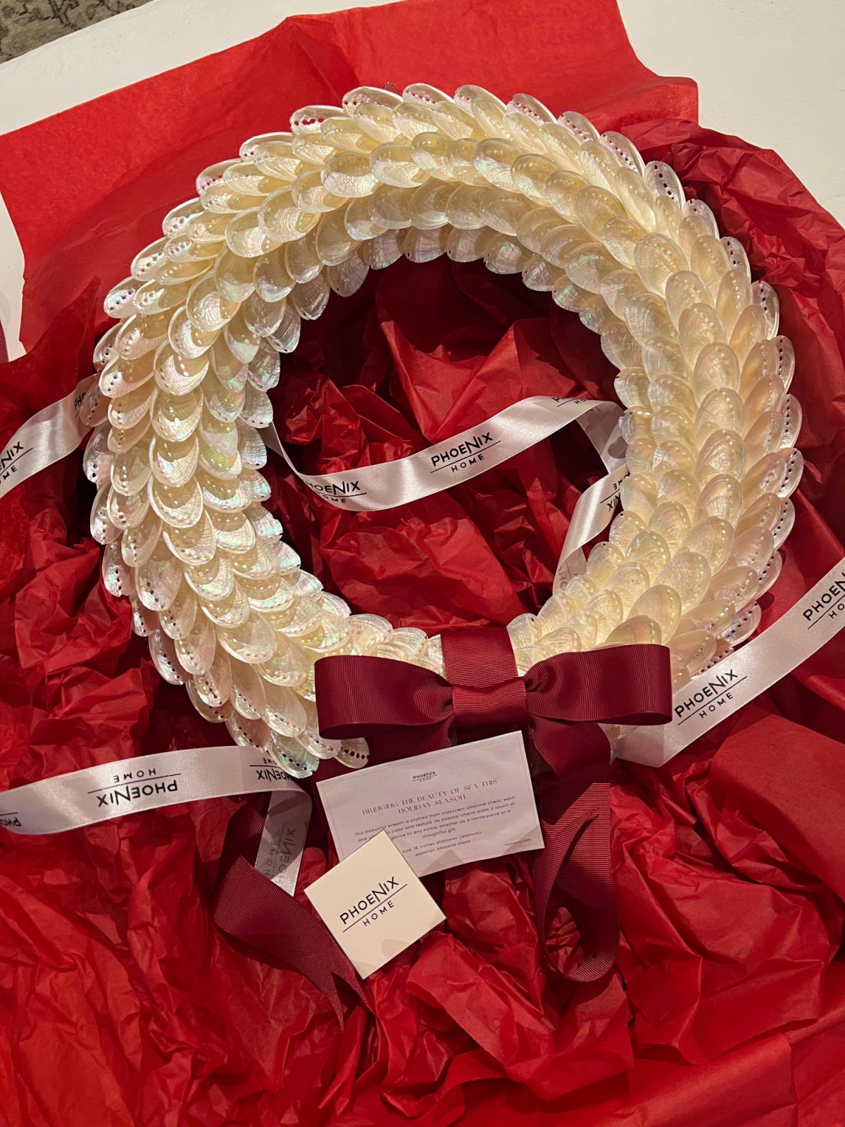 Claus Wreath by Phoenix Home