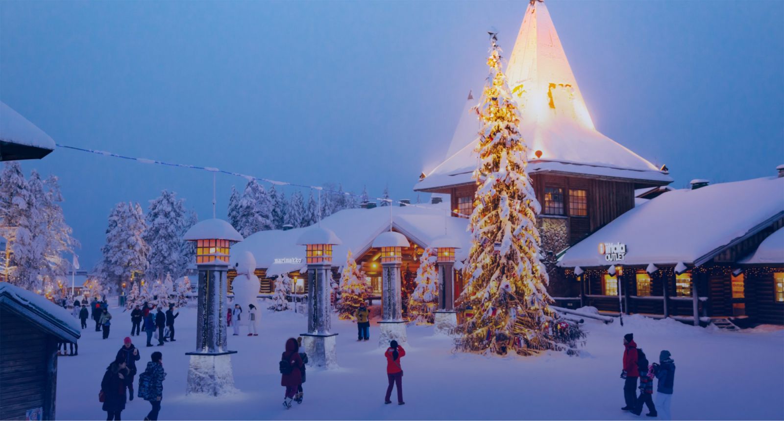 Ngôi làng Santa Claus Village ở Lapland, Phần Lan (Ảnh: Santa Claus Village).