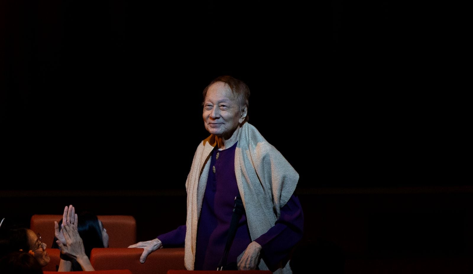 Eddie Elejar takes a well-deserved bow for a remarkable career in the arts