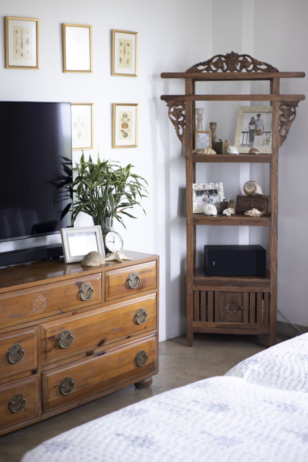 A glimpse of the living room setup in a Laguna home