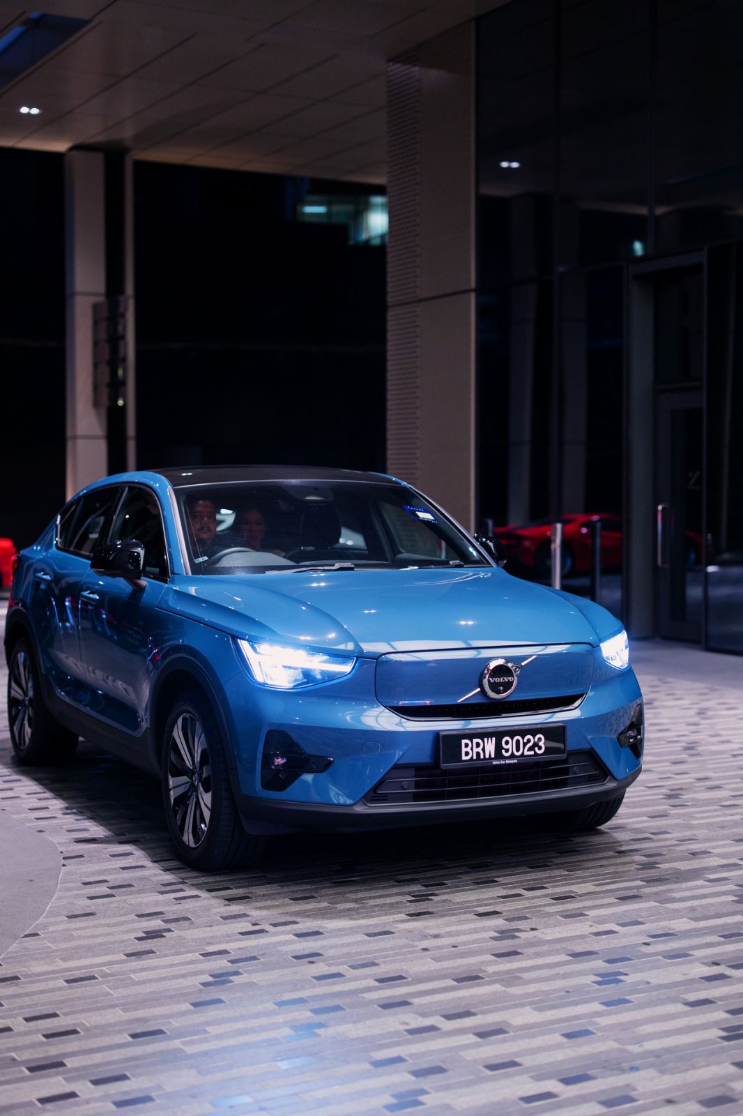 Volvo C40 is Volvo's fully electric compact SUV, featuring a sleek coupe-like design and sustainable materials