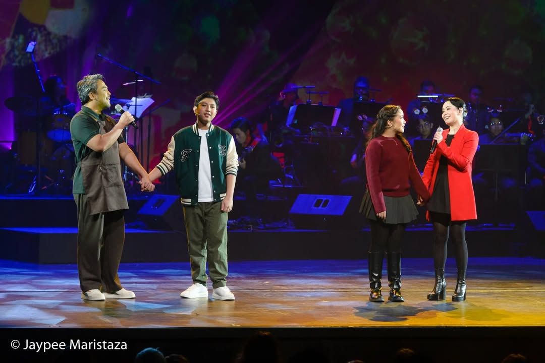 Floyd Tena, JD Tena, Simone Martinez and Shiela Valderrama-Martinez for Come Home To Christmas (Photo: Jaypee Maristaza)
