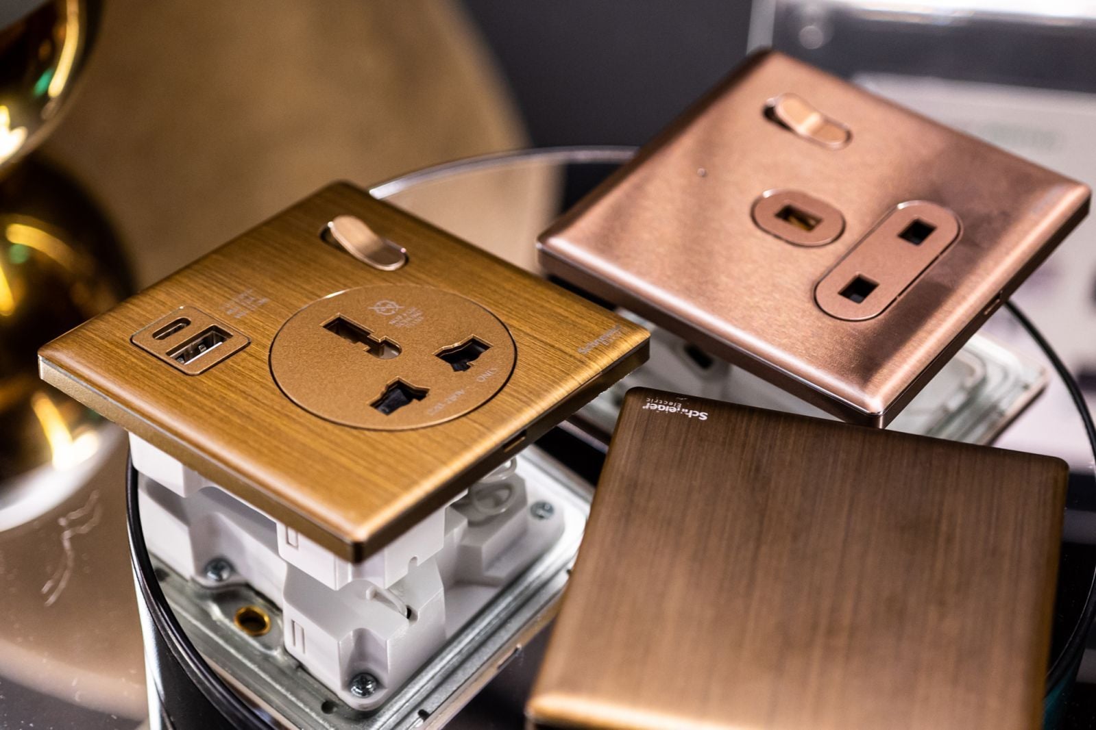 The Unica X sockets and light switches