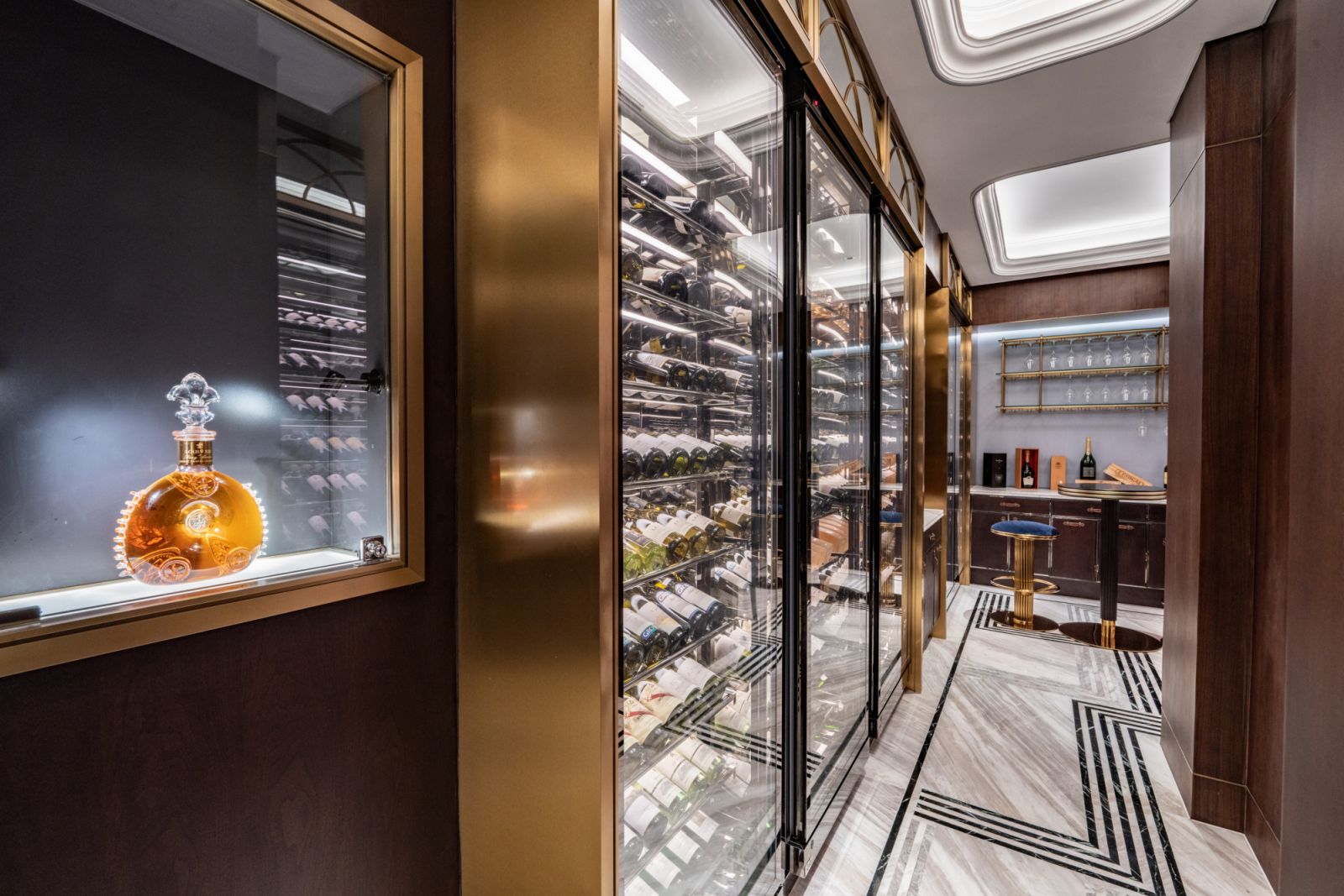 Le Beaulieu wine cellar features more than 600 ref…er 100 Grand Cru Classés from leading chateaux